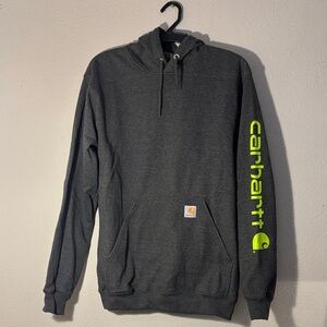 Carhartt Charcoal Hoodie Men’s Small Loose Fit